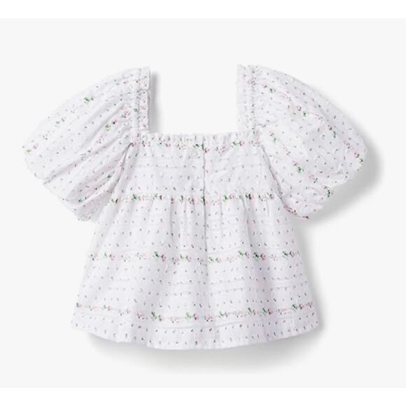 ✨Janie and Jack Girl's Dobby Sz 14 Top✨ - Picture 2 of 7